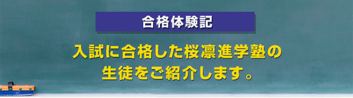 桜凛進学塾 合格実績